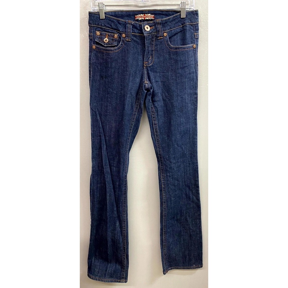 Makers Of True Originals Jeans Womens 28 Blue Denim Dark Wash Cotton Stretch
